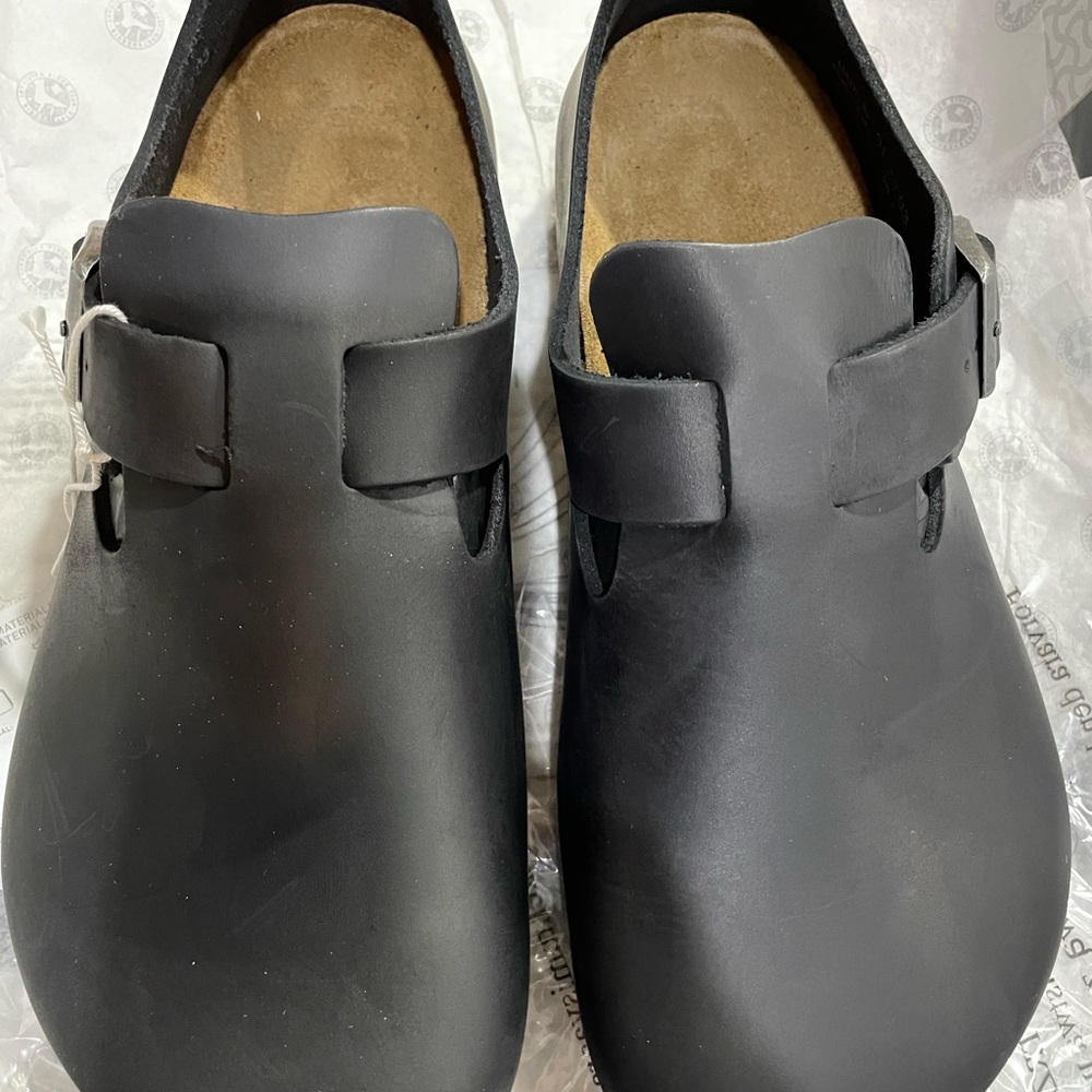 Birkenstock Men's London Clogs-Black